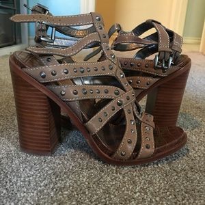 Sam Edelman rustic/boho heels
